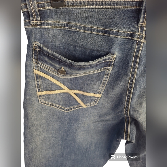 T.K. Axel Men Slim Boot Cut Jeans Stretch Medium Blue Size W 36 X L 30(AXMB0074) - Picture 5 of 13